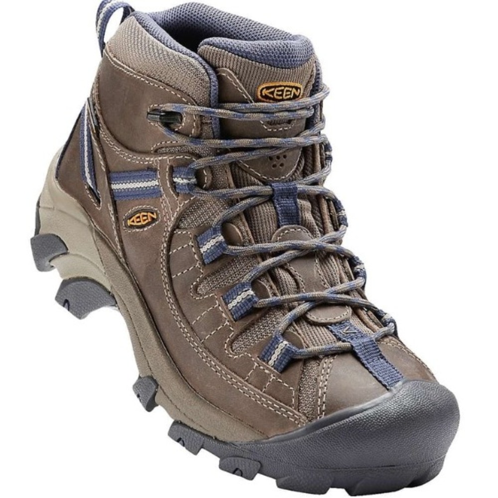 Keen Targhee II Waterproof Hiking Boots Womens 10 Grey Blue 1011521